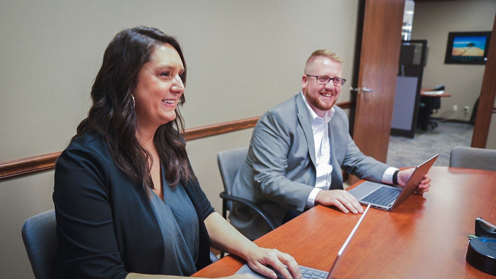 The Specialized Recruiting Group meeting at a table